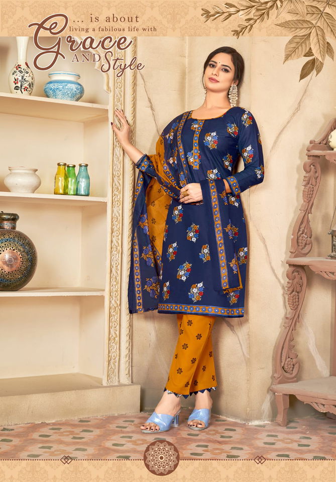 Devi Icon 11 Latest Regular Wear Heavy Printed Cotton Dress Material Collection